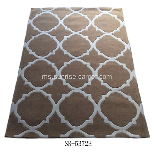 Tangan akrilik yang bagus tufted carpet